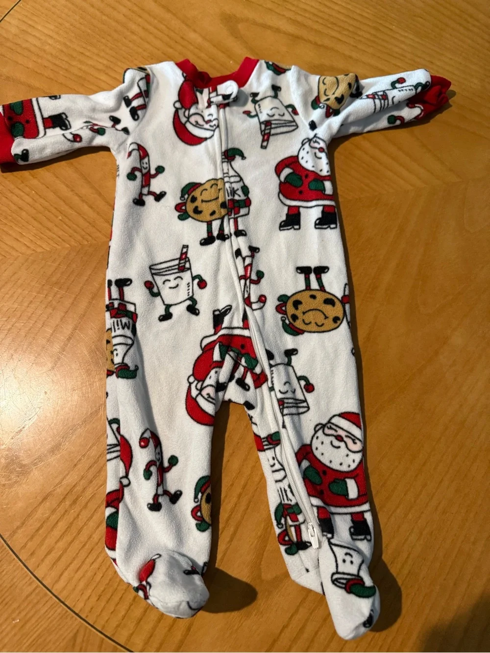 Carter's Kids Holiday Pajama One-Piece Trio in Red, White & Black Plaid